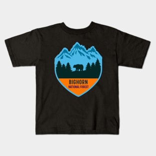 Bighorn National Forest Kids T-Shirt